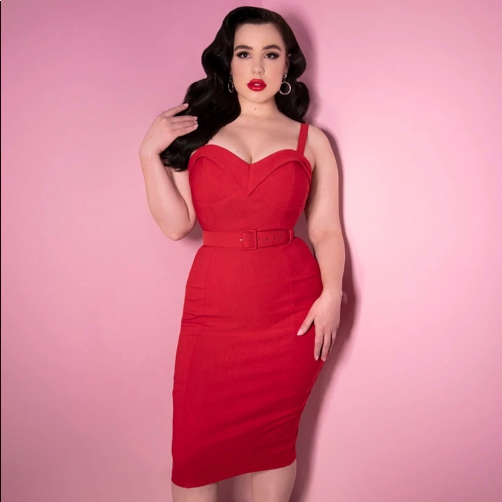 Vixen by Micheline Pitt Red Maneater Wiggle Large